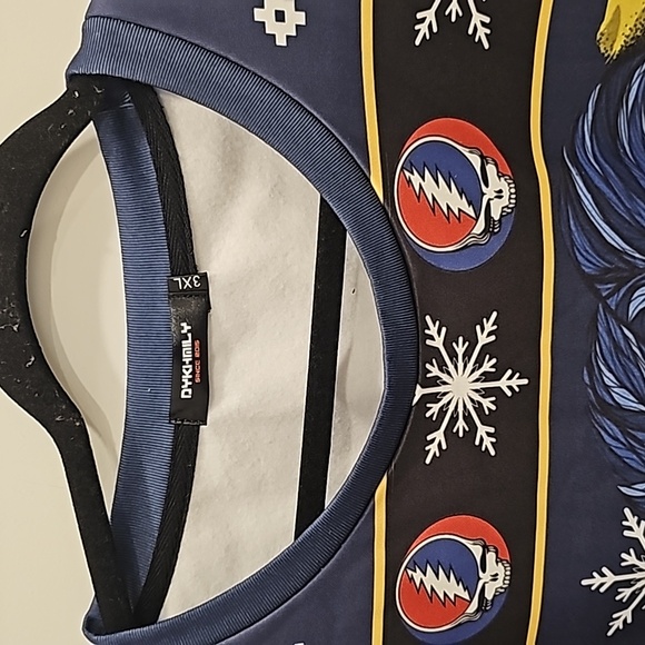 Jerry Garcia Grateful Dead Ugly Christmas Sweatshirt (3XL) - Picture 3 of 9